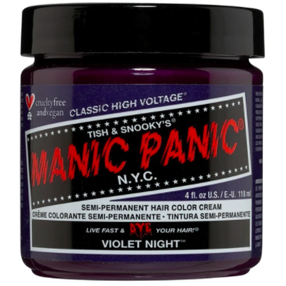 Manic Panic - Violet Night Classic Haarfärbemittel - Semipermanenter Haarfarbstoff - Lila